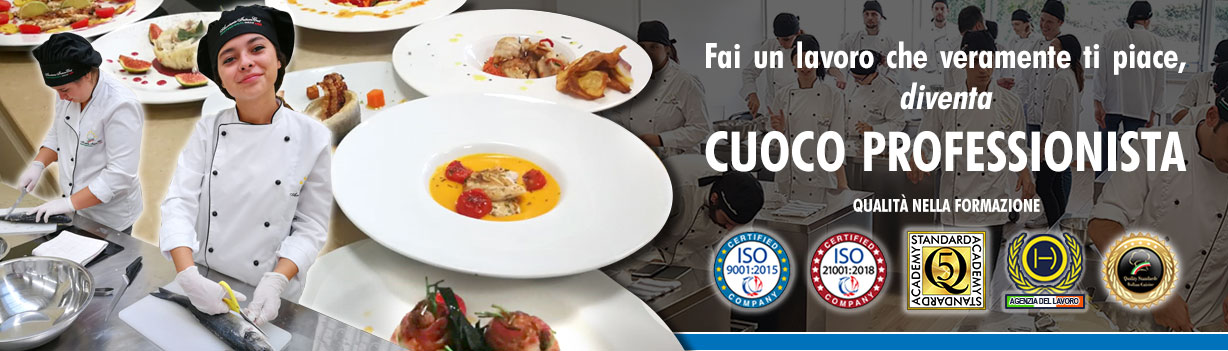 Scuola di Cucina a Roma: Corso di Cuoco Professionista.